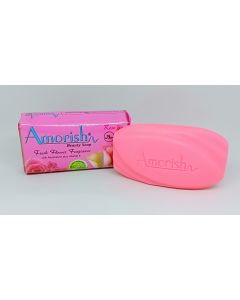 Amorish Fresh Flower Soap - Rose 150 gr ( 48 Pcs/Ctn ) (Banded 4)